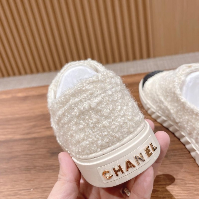 Chanel Canvas Shoes