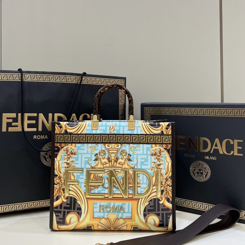 Fendi X Versace Tote Bag