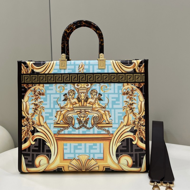 Fendi X Versace Tote Bag