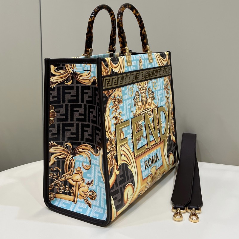 Fendi X Versace Tote Bag