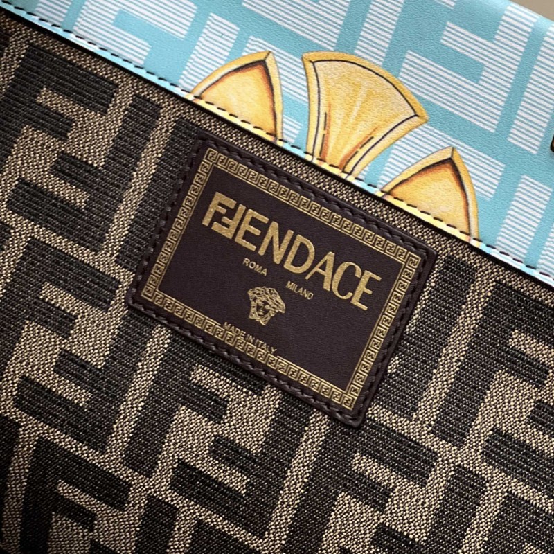 Fendi X Versace Tote Bag