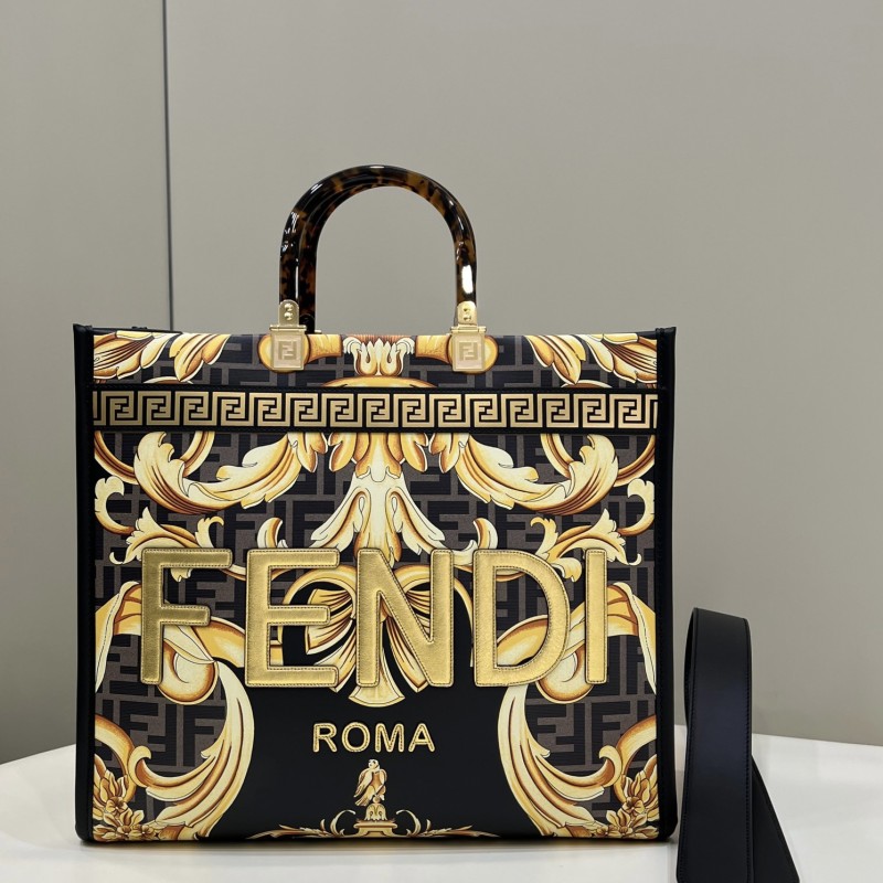 Fendi X Versace Tote Bag