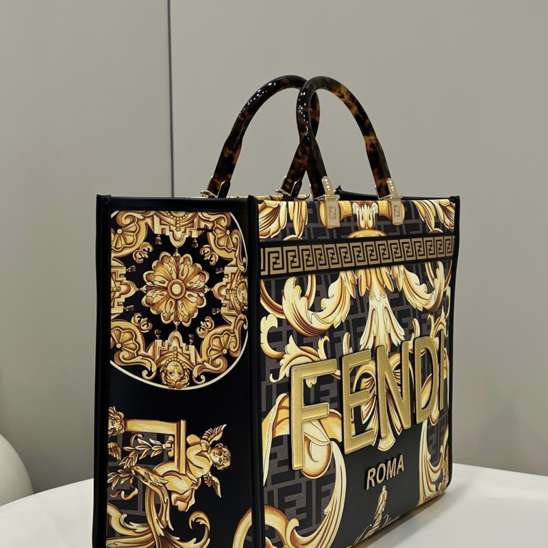 Fendi X Versace Tote Bag