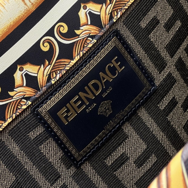 Fendi X Versace Tote Bag