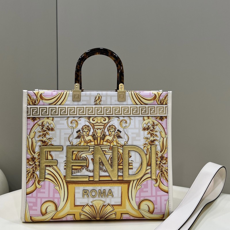 Fendi X Versace Tote Bag