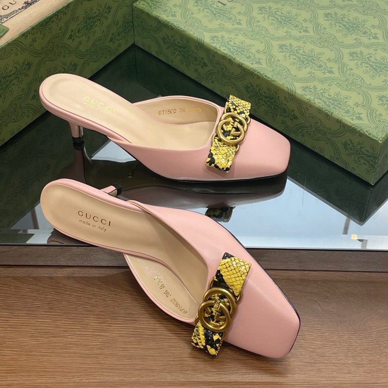 Gucci Blondie Mule Heels