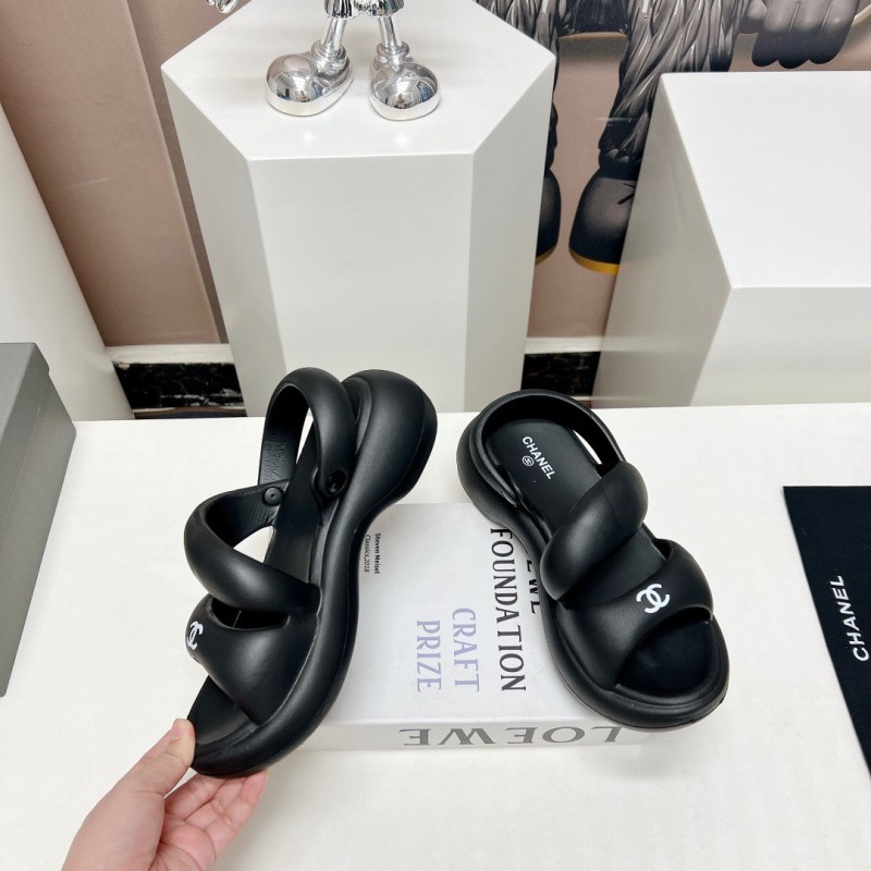 Chanel Platform Sandals