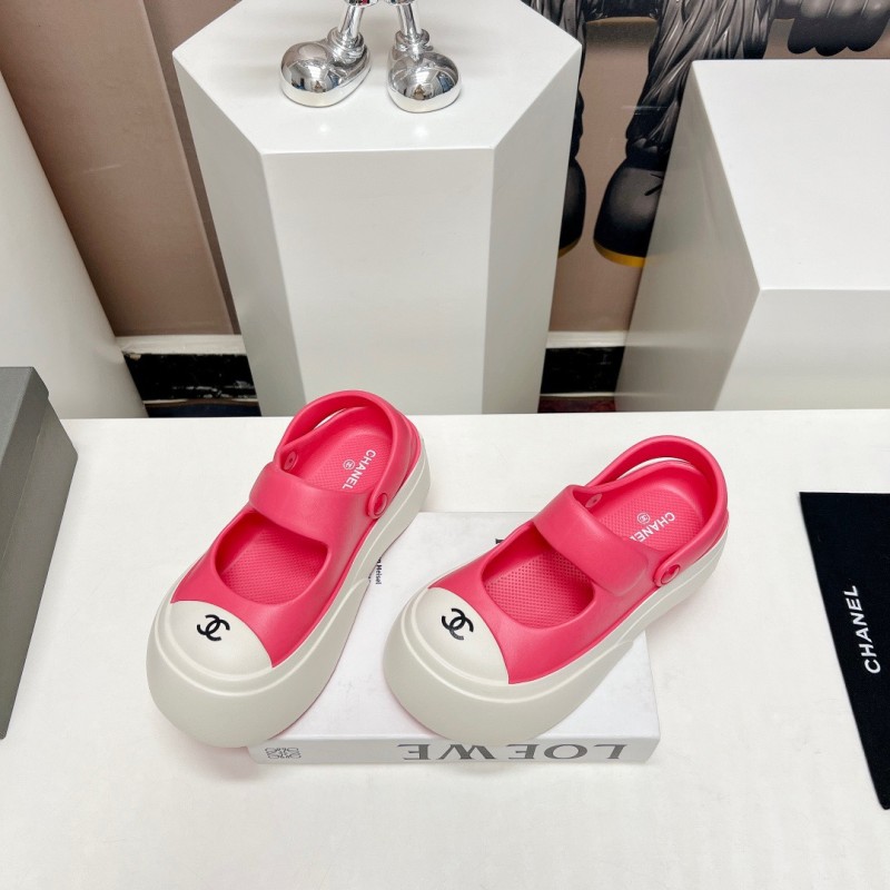 Chanel Platform Sandals