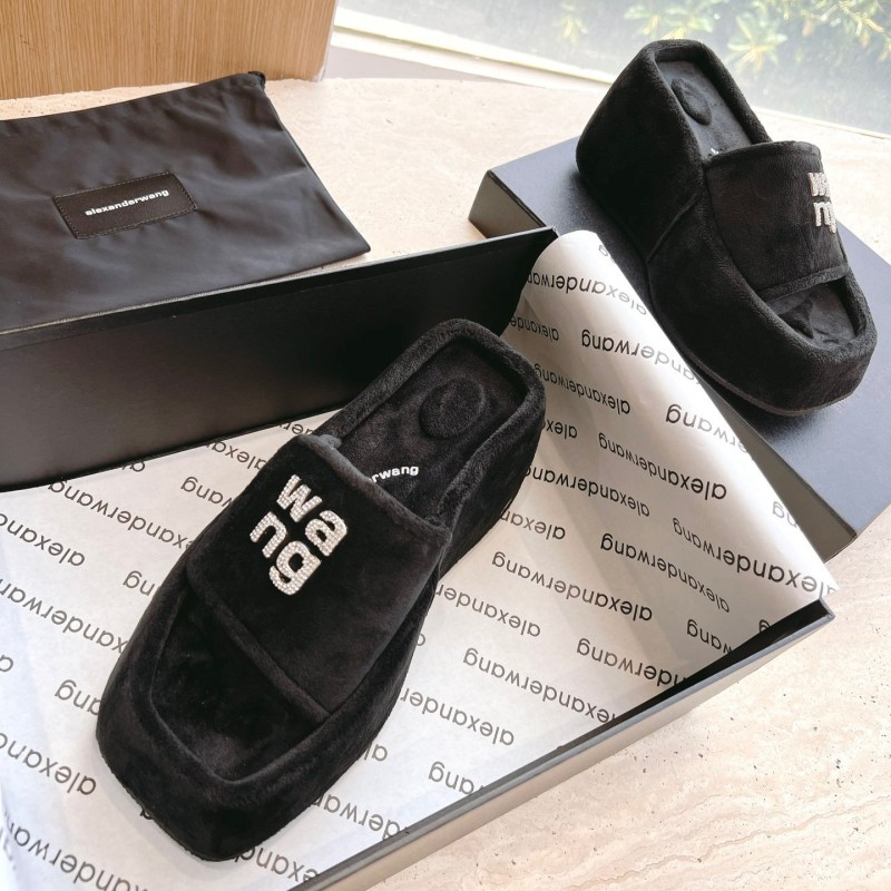 Alexander Wang Platform Slippers