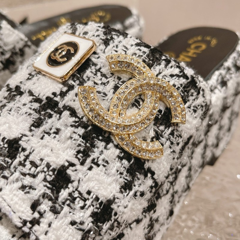 Chanel Platform Slippers