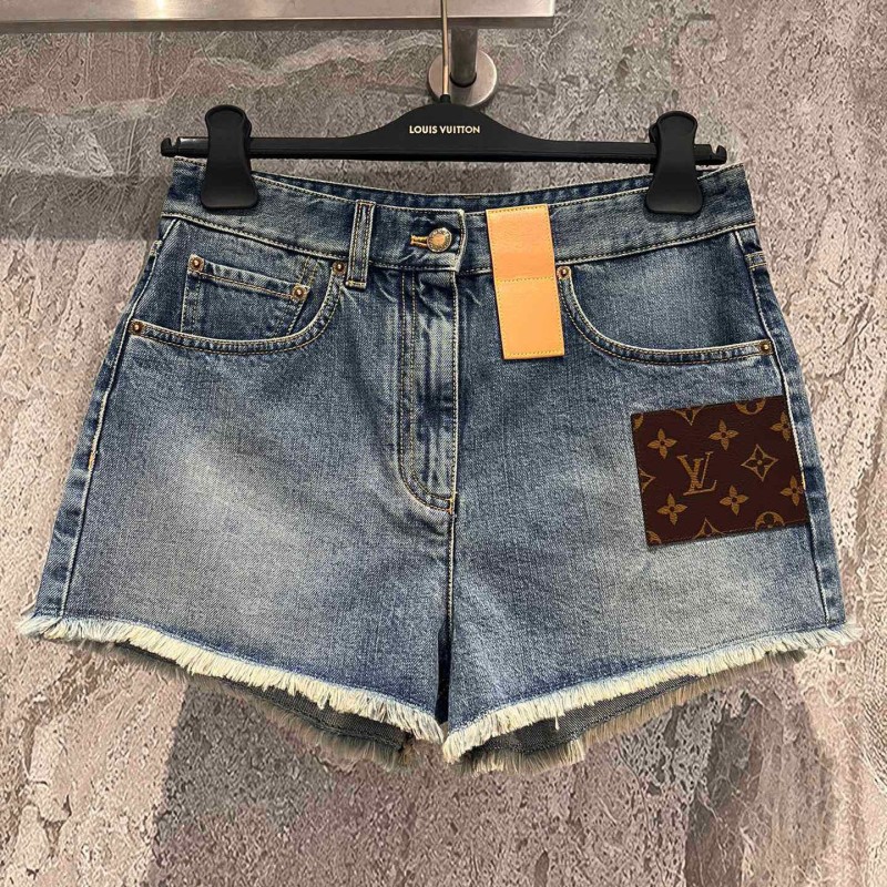 LV Denim Shorts