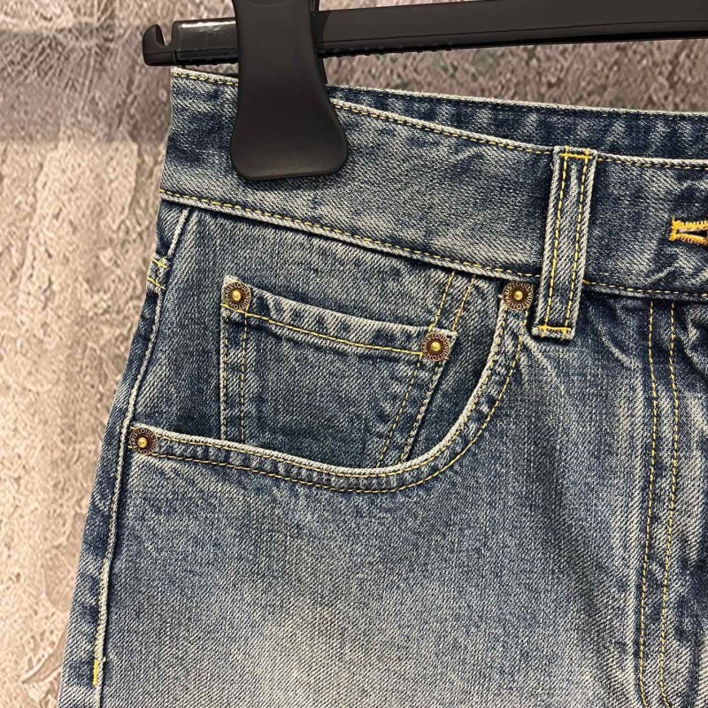 LV Denim Shorts