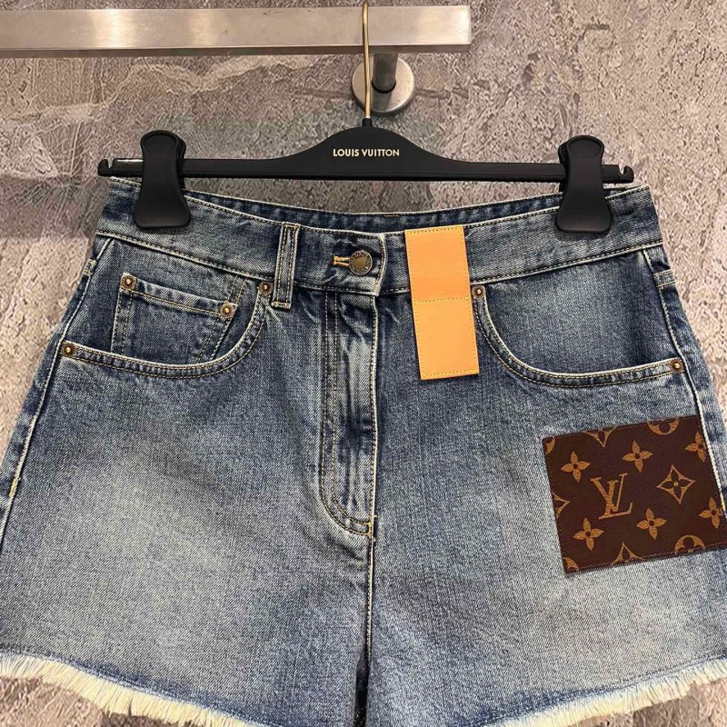 LV Denim Shorts