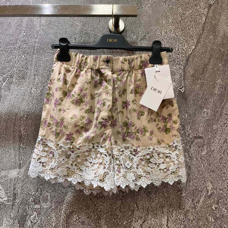 Dior Lace Shorts