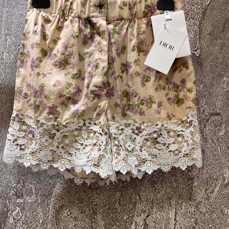 Dior Lace Shorts