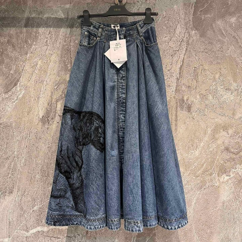 Dior Denim Skirts