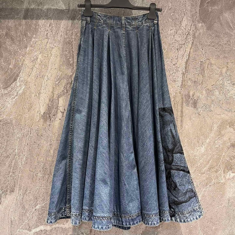 Dior Denim Skirts