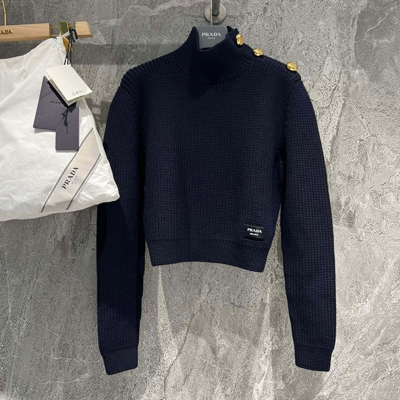 Prada Shoulder Buckle Sweater