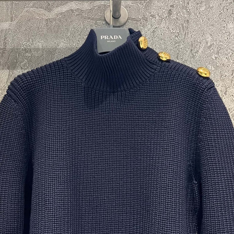 Prada Shoulder Buckle Sweater