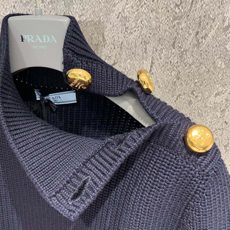 Prada Shoulder Buckle Sweater