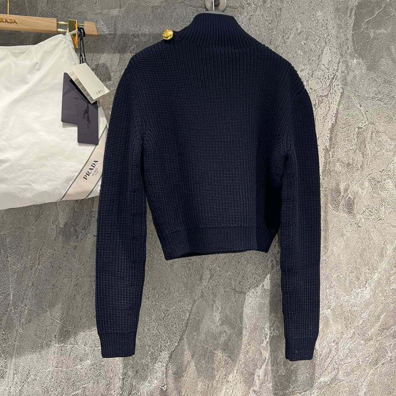 Prada Shoulder Buckle Sweater