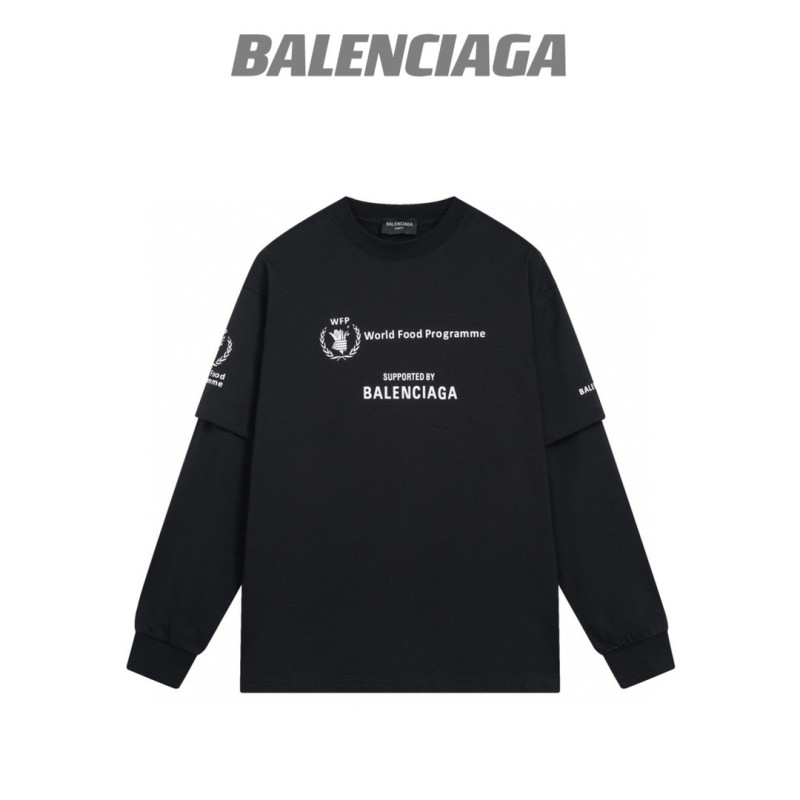 Balenciaga Unisex Long Sleeves Tee