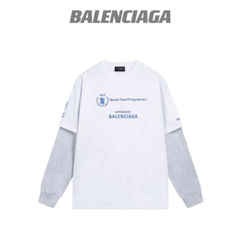 Balenciaga Unisex Long Sleeves Tee