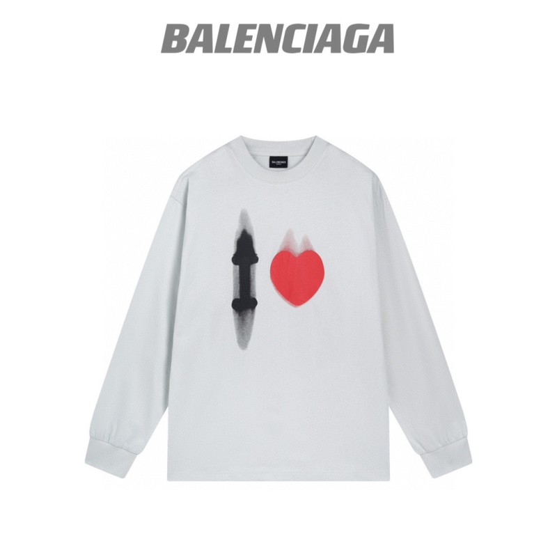 Balenciaga Unisex Long Sleeves Tee