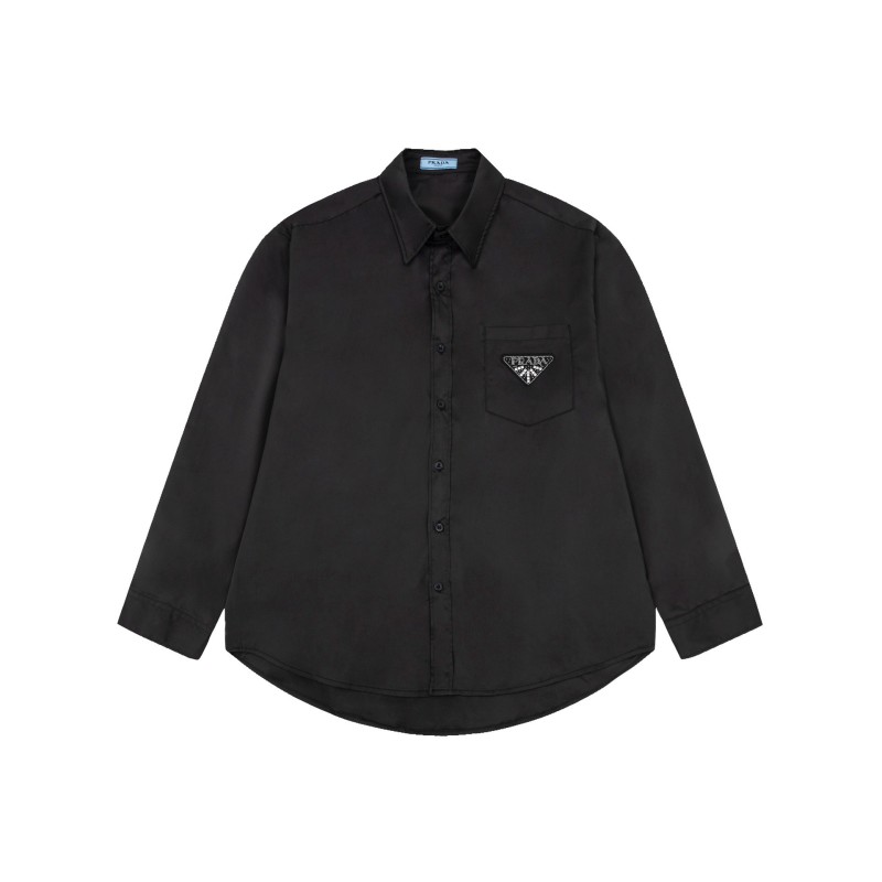 Prada Unisex Long Sleeves Shirts