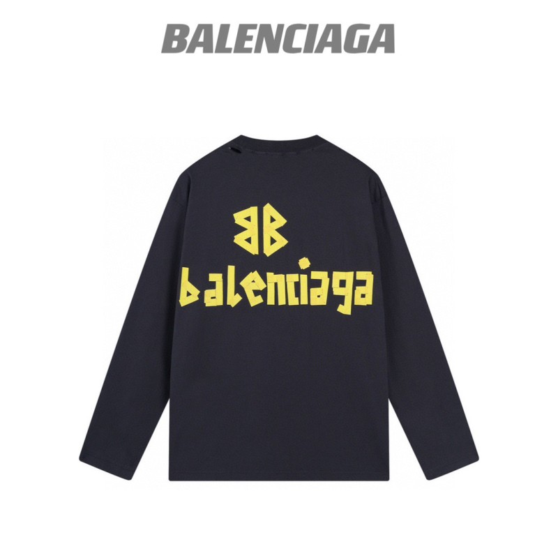 Balenciaga Unisex Long Sleeves Tee