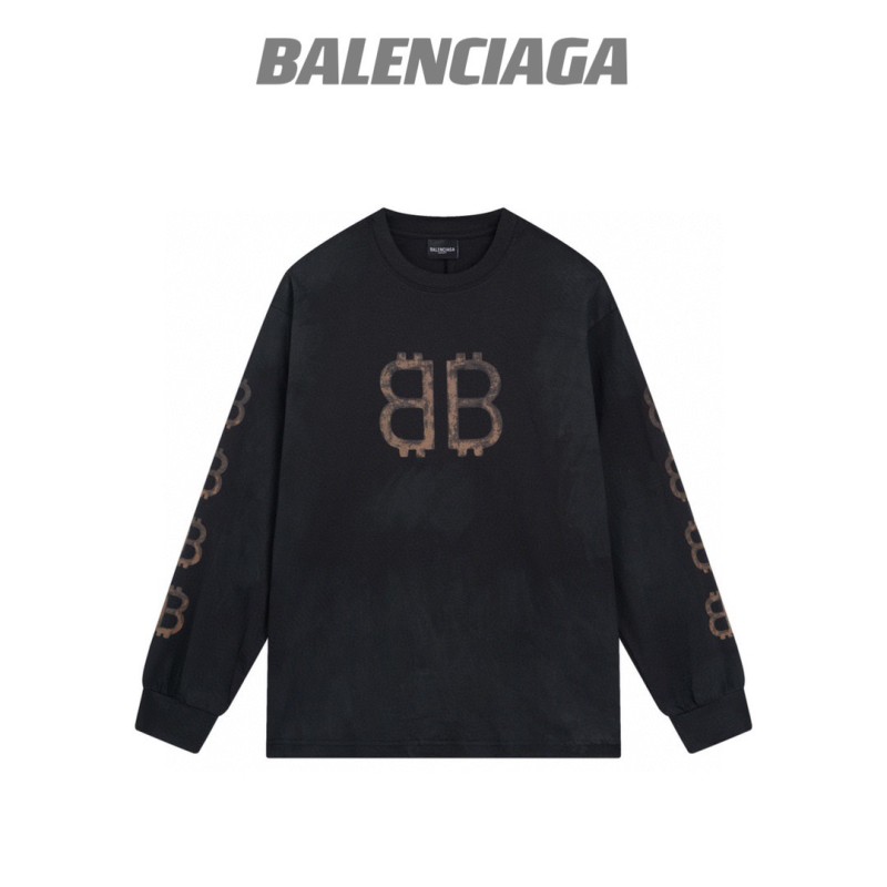 Balenciaga Unisex Long Sleeves Tee