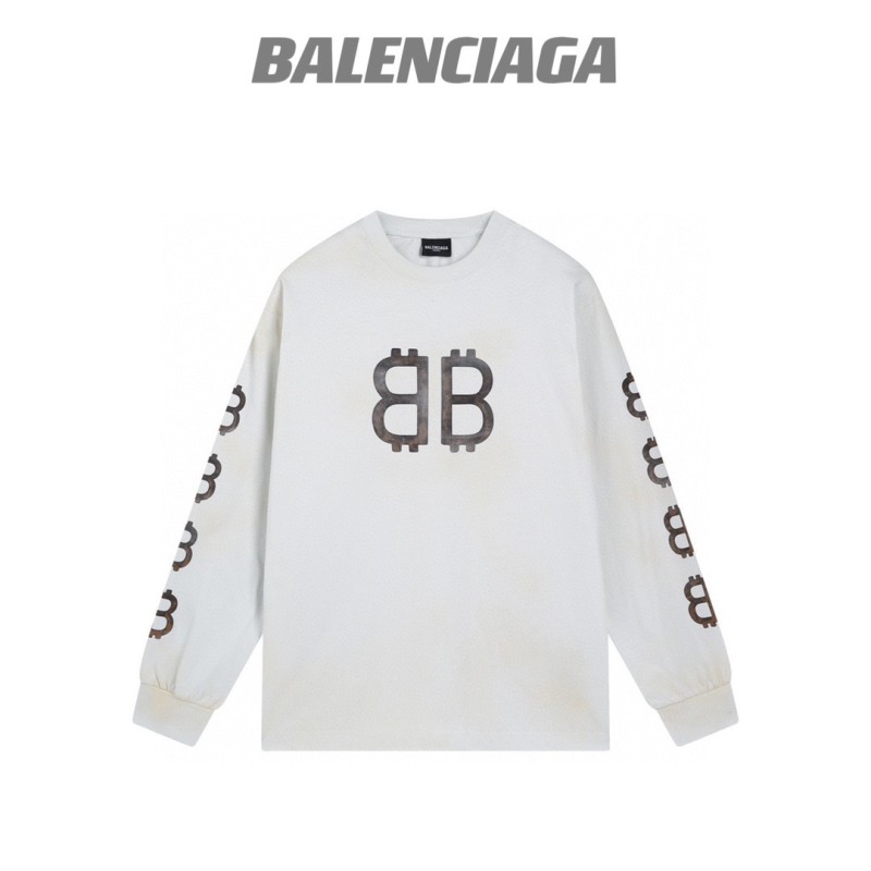 Balenciaga Unisex Long Sleeves Tee