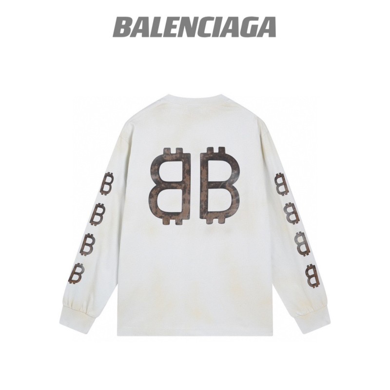 Balenciaga Unisex Long Sleeves Tee