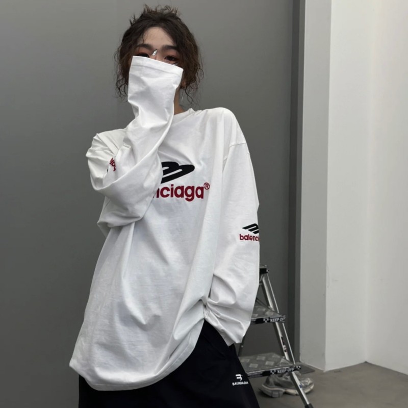 Balenciaga Unisex Long Sleeves Tee