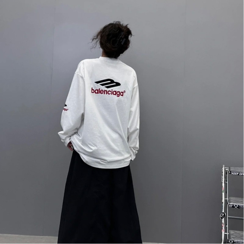 Balenciaga Unisex Long Sleeves Tee