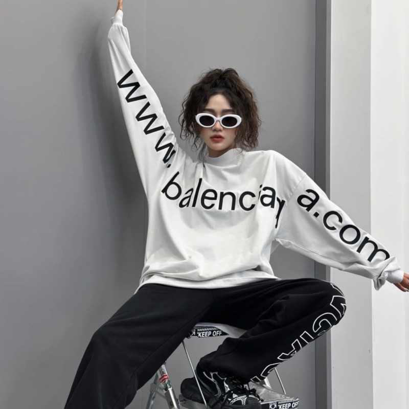 Balenciaga Unisex Long Sleeves Tee