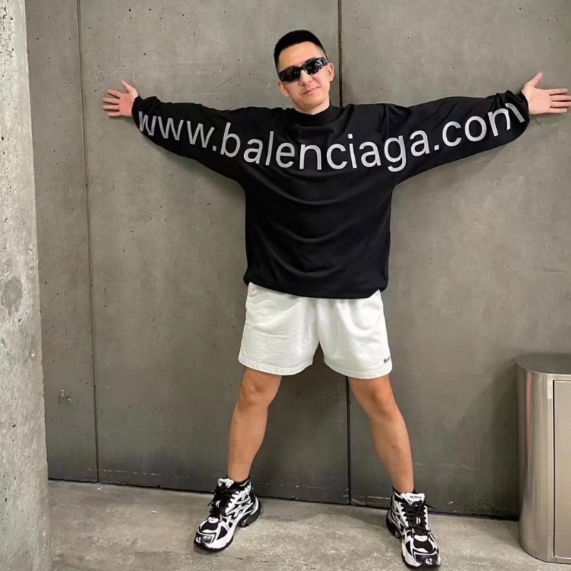 Balenciaga Unisex Long Sleeves Tee