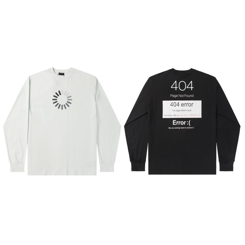 Balenciaga Unisex Long Sleeves Tee