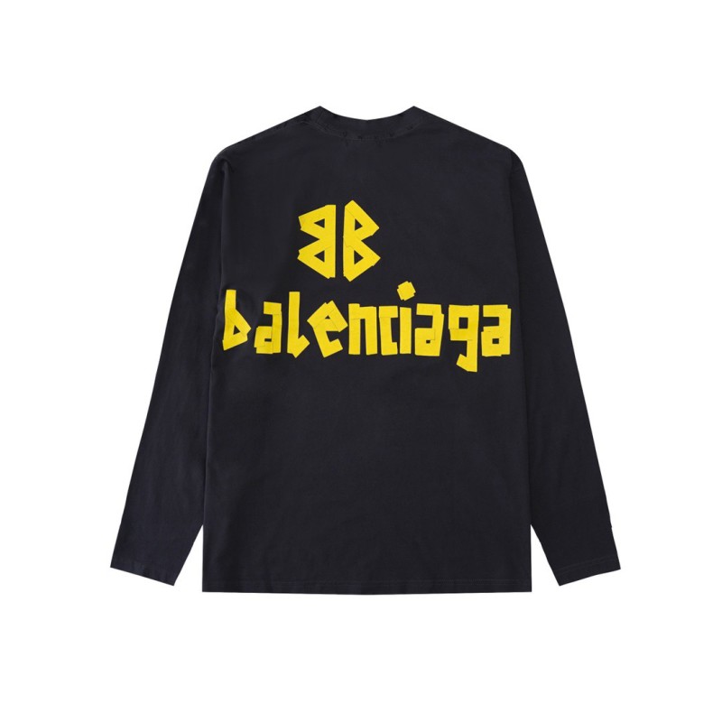 Balenciaga Unisex Long Sleeves Tee