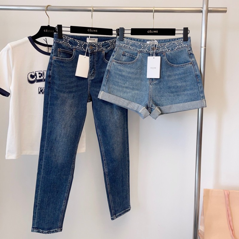 Celine Denim Shorts 