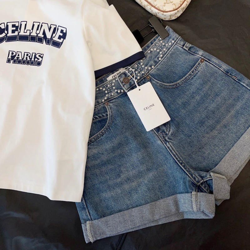 Celine Denim Shorts 