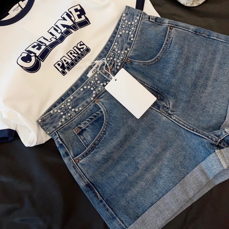 Celine Denim Shorts 