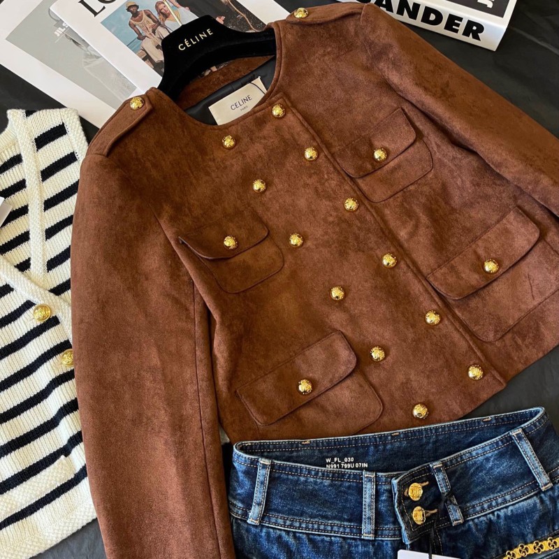 Celine Suede Jacket