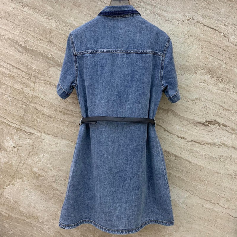 Prada Denim Shirt Dress