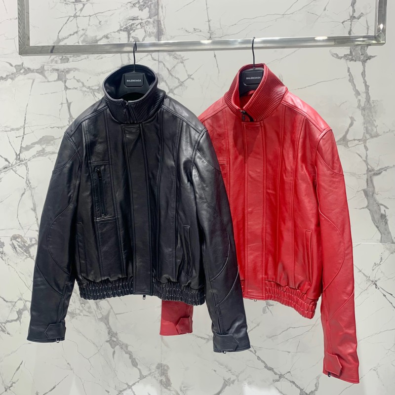 Balenciaga Unisex Leather Jacket