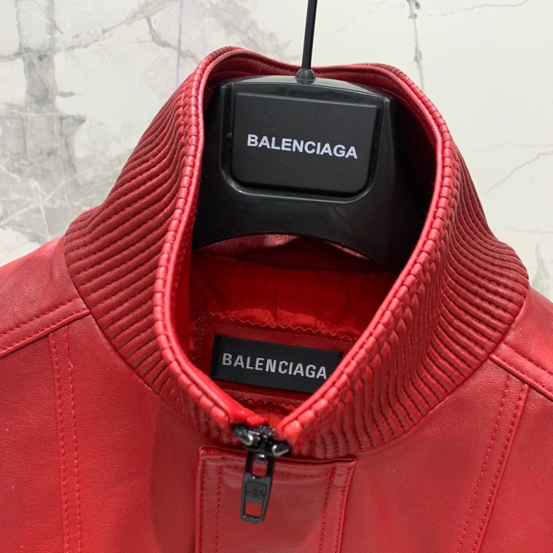 Balenciaga Unisex Leather Jacket