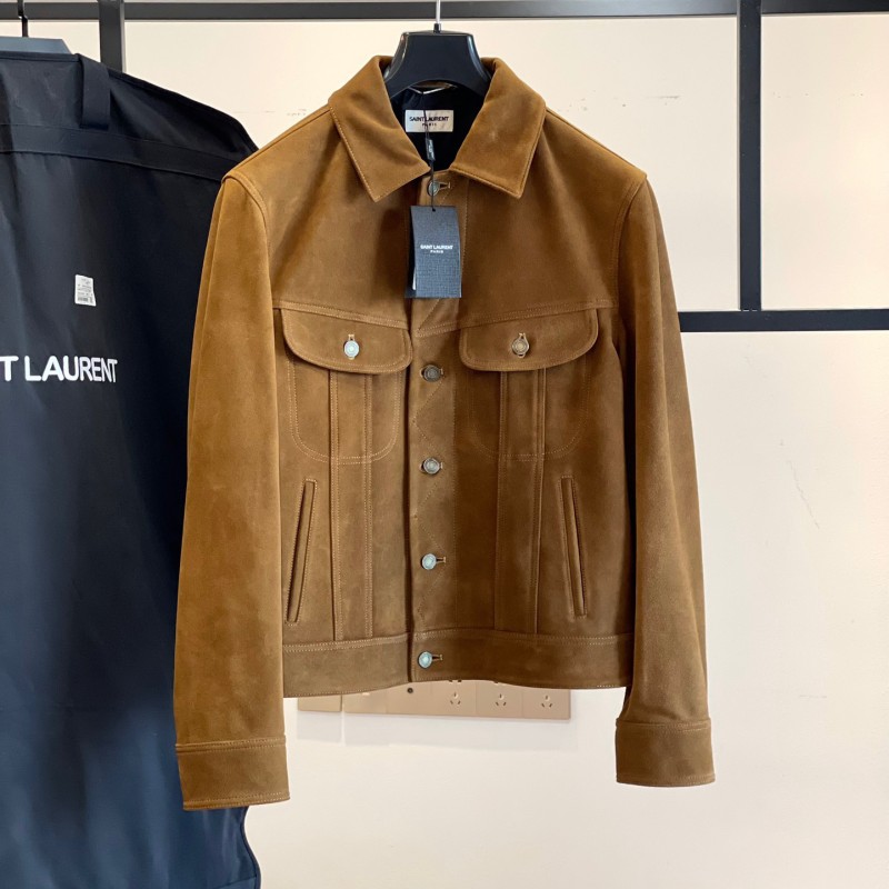 YSL Unisex Suede Jacket