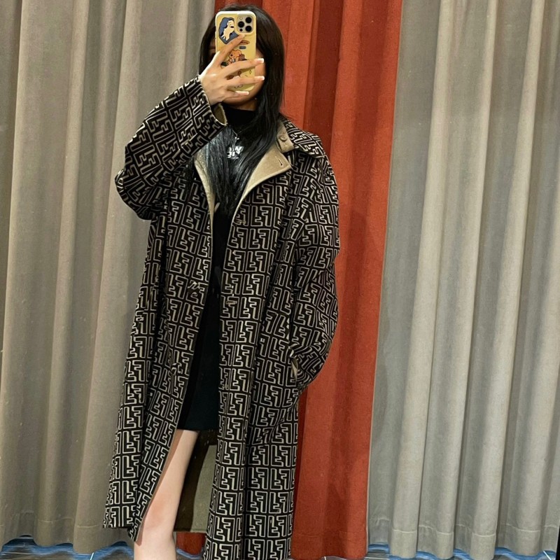 Fendi Reversible Wool Coat