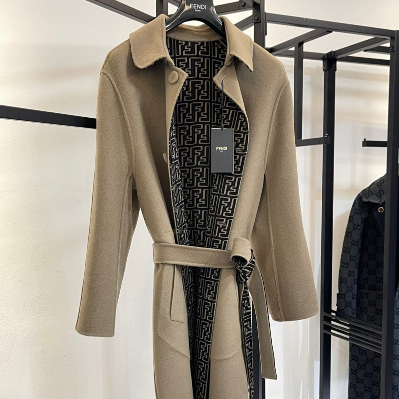 Fendi Reversible Wool Coat