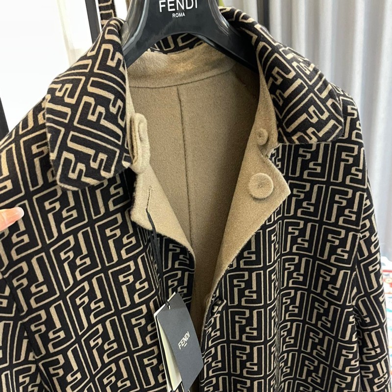 Fendi Reversible Wool Coat